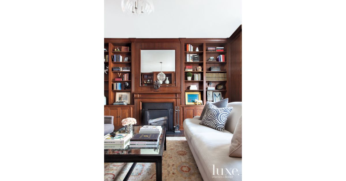 Traditional Wood Paneled Library | LuxeSource | Luxe Magazine - The ...