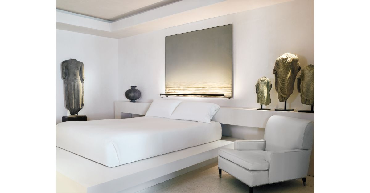 Contemporary White Bedroom Luxe Interiors + Design