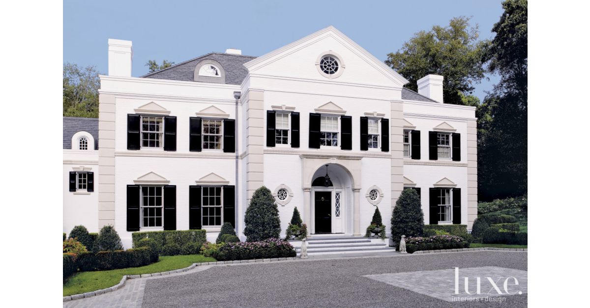 Classic New England Home Luxe Interiors + Design