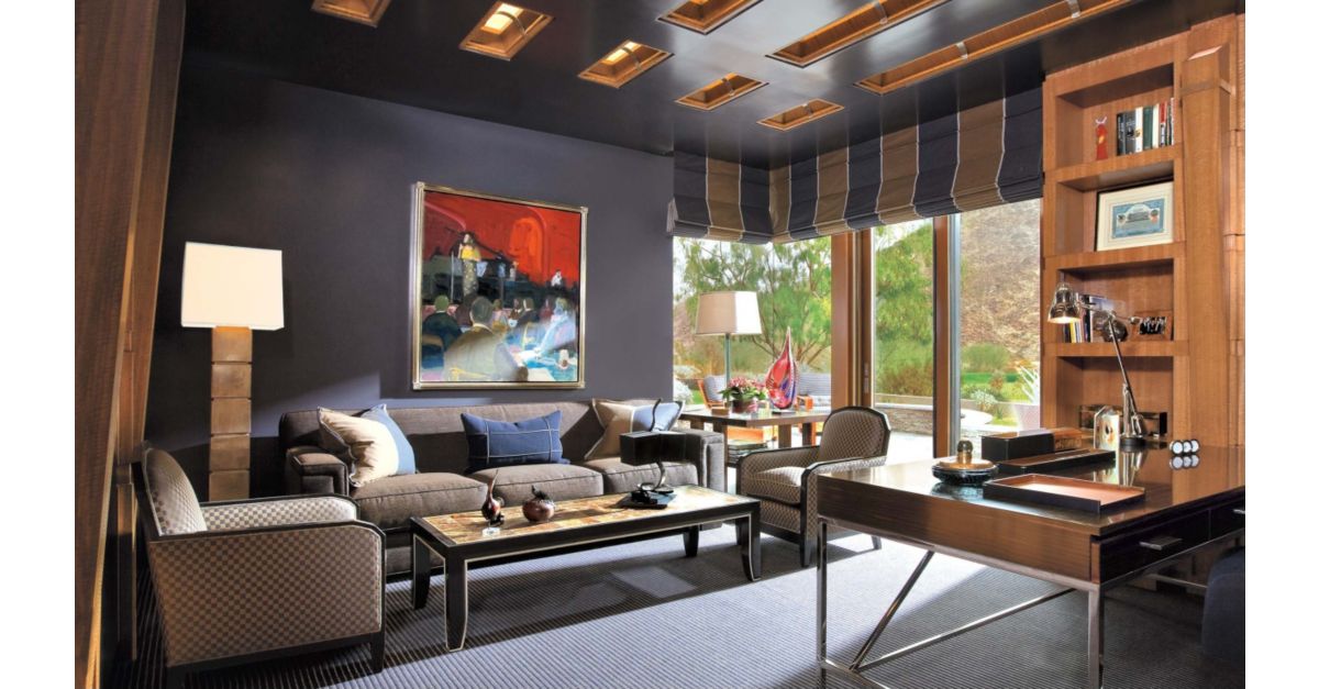 Contemporary Home Office - Luxe Interiors + Design