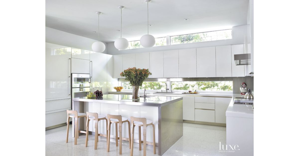 50 Sleek White Kitchens Features Design Insight from the Editors of Luxe Interiors + Design
