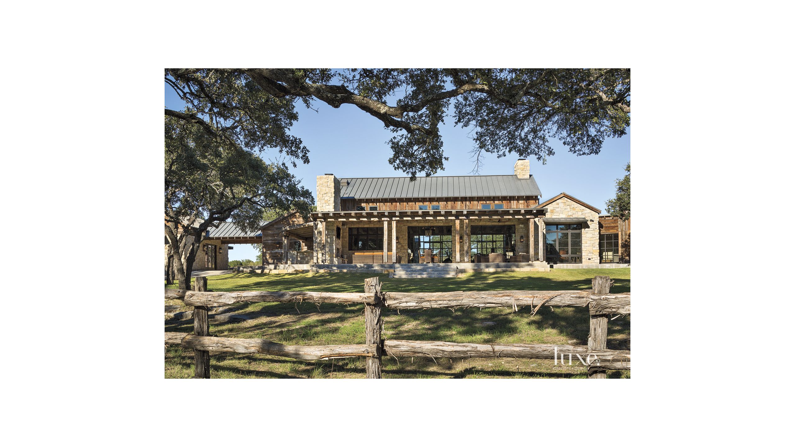 A Rustic Barn Style Retreat In Texas Hill Country Luxe