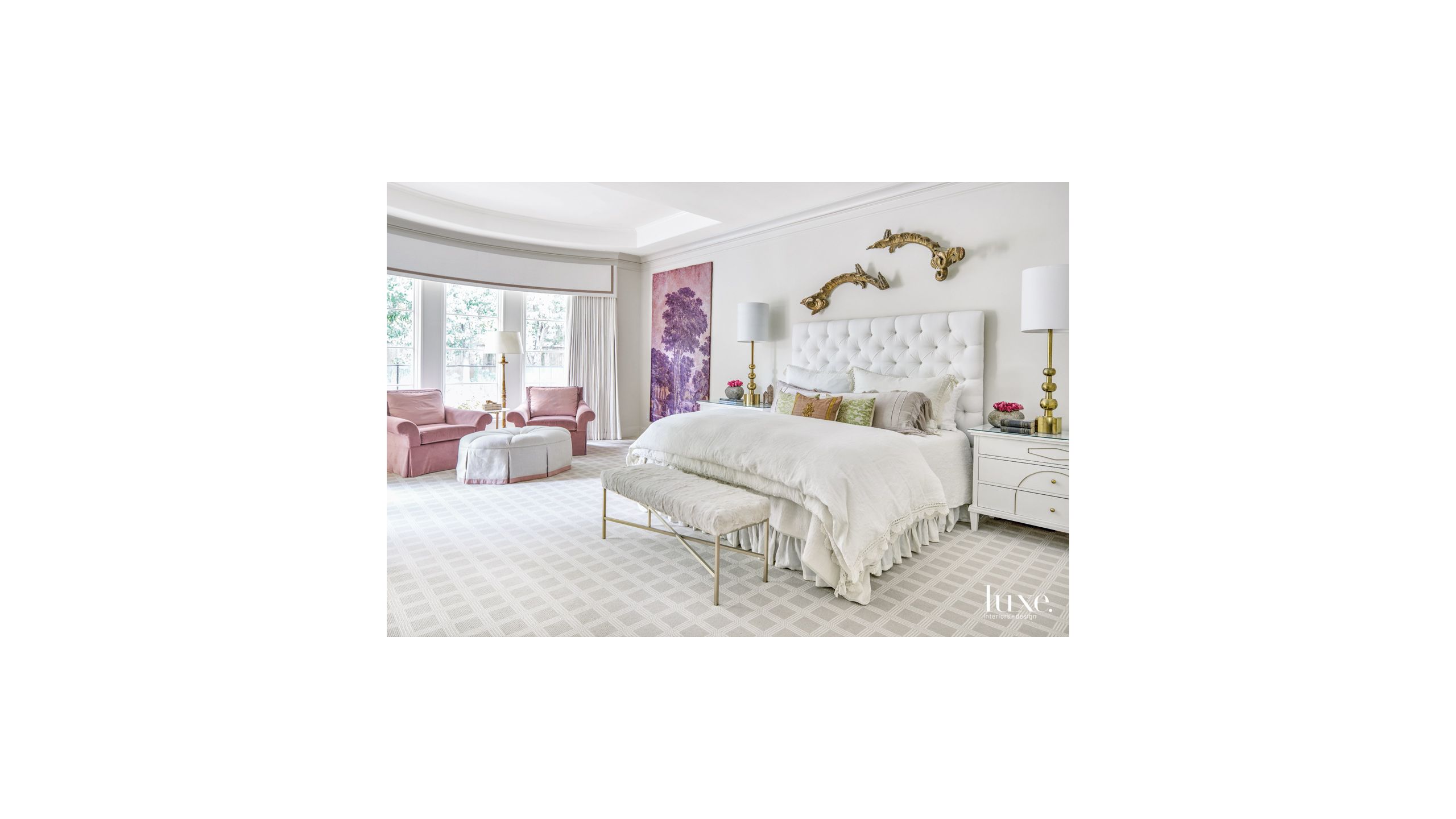 A Transitional Houston Manse With Charming French Style Luxe