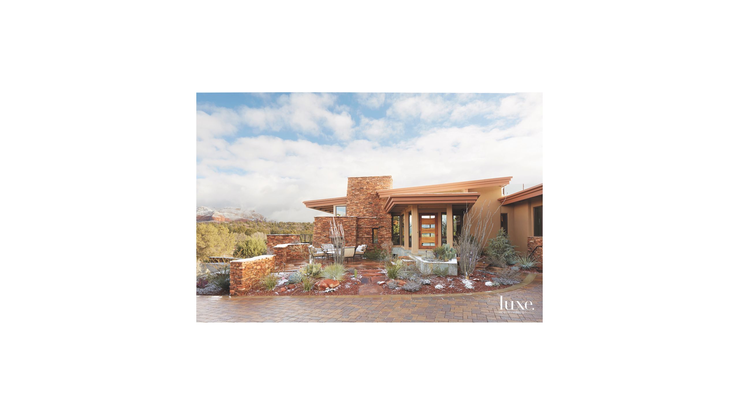 This Sedona Stone Home Possesses Unparalleled Views Luxe Interiors