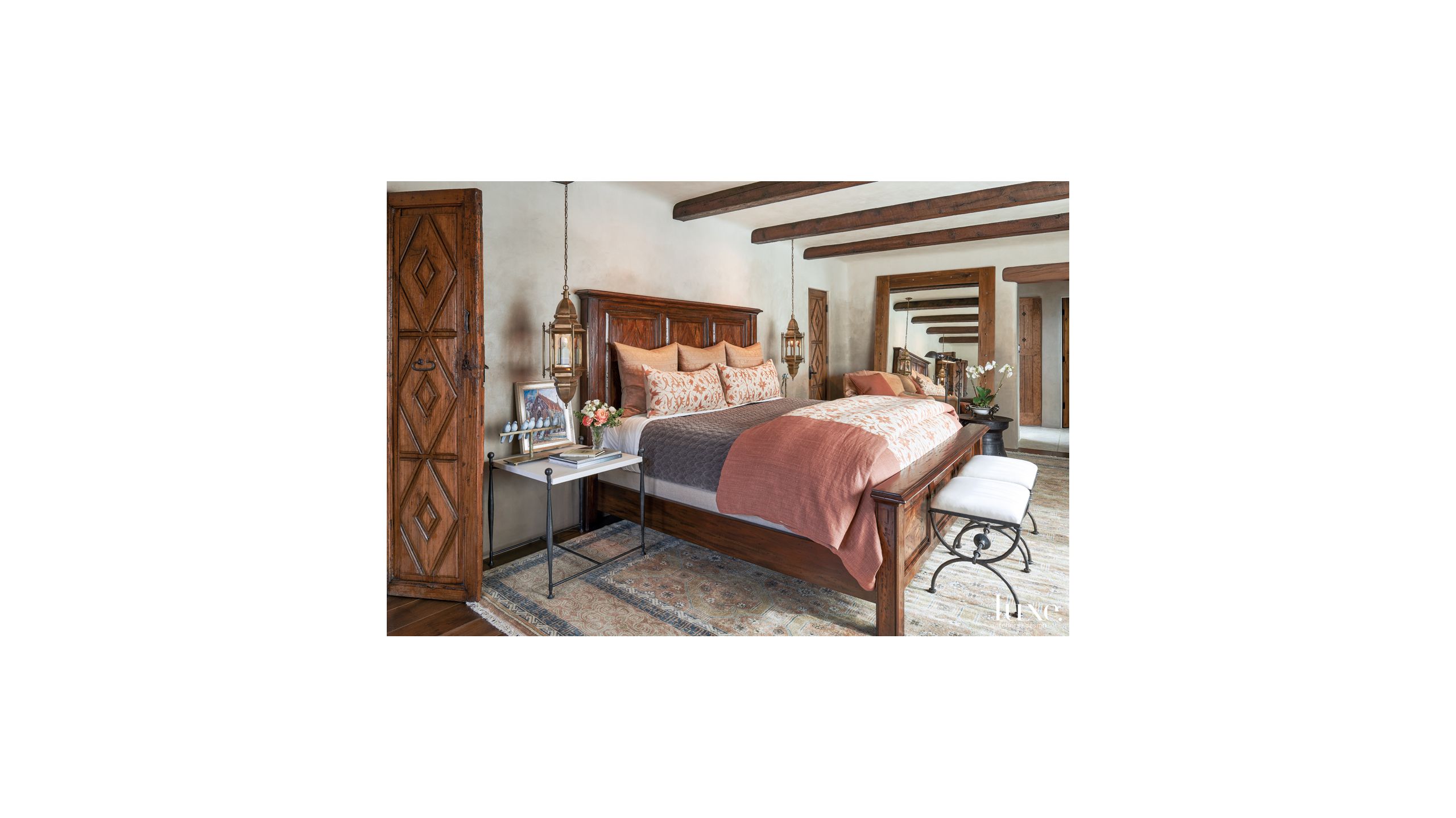 A Spanish Colonial Santa Fe Dwelling With Old World Elements