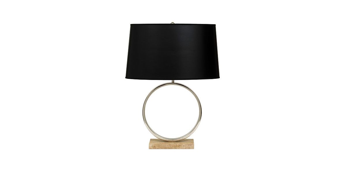 Marco Polished Nickel Table Lamp by Mitchell Gold + Bob Williams Luxe